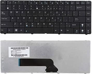 WISTAR Laptop Keyboard Compatible for ASUS K40 k40ab k40an k40e k40ij k40in Series Black